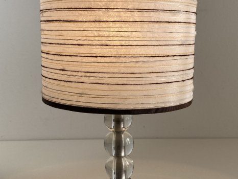 LAMPADA DA TAVOLO SFERE CRISTALLO