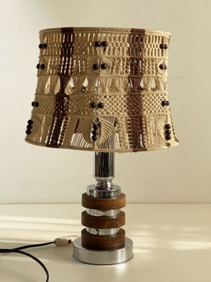 LAMPADA DA TAVOLO MACRAME'