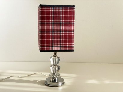 LAMPADA DA TAVOLO BASE CRISTALLO