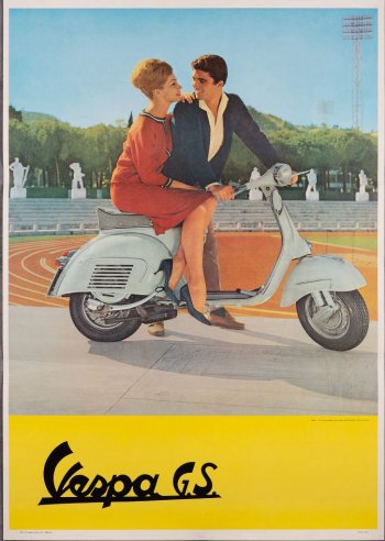 POSTER VESPA GS 1960